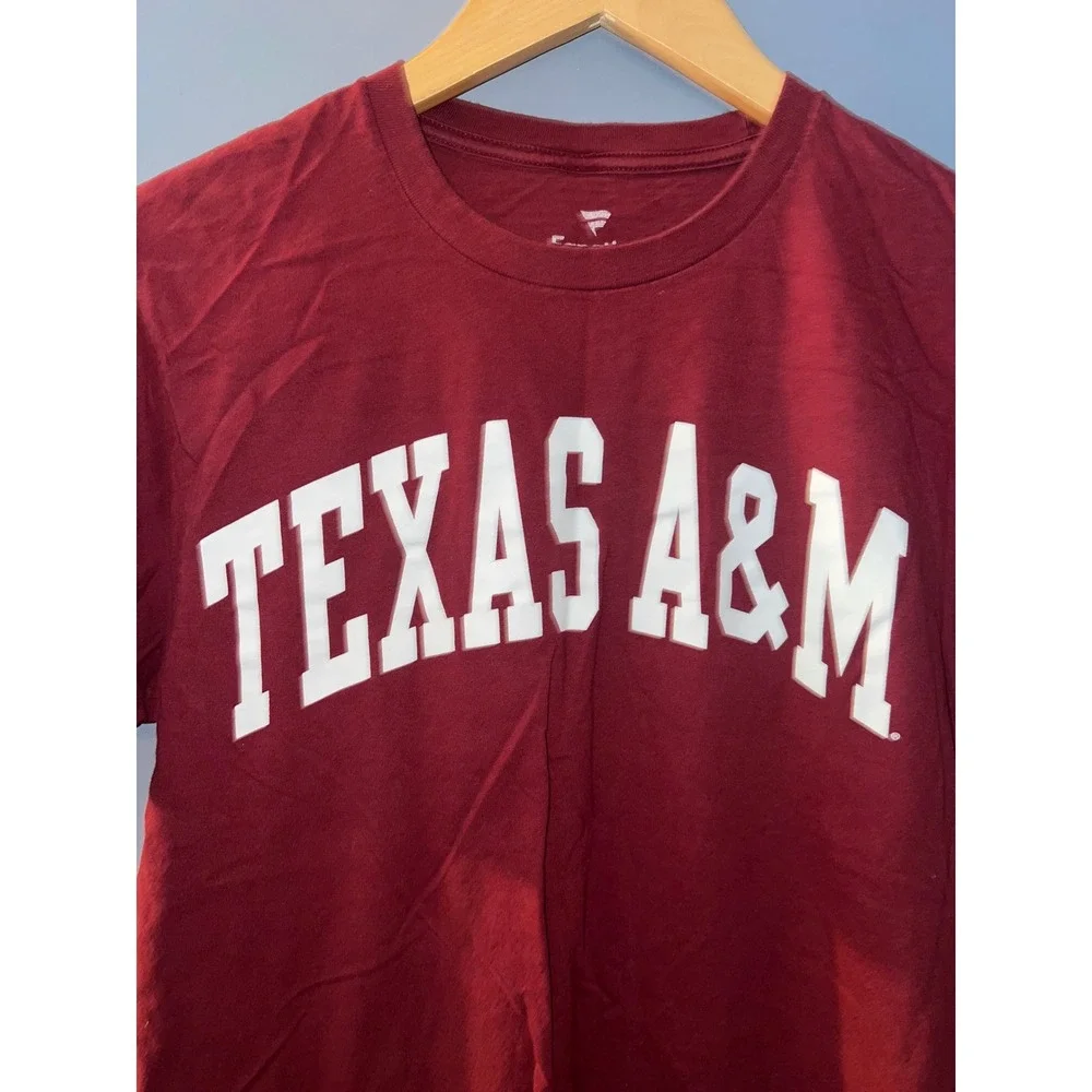 Fanatics Texas A&M Aggies Maroon T-Shirt Mens Small NCAA College Logo Tee